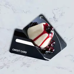 استیکر کارت بانکی مدل خوراکی کد CAC42-K