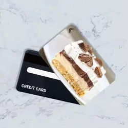 استیکر کارت بانکی مدل خوراکی کد CAC47-K