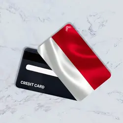 استیکر کارت بانکی مدل پرچم اندوزی کد CAD763-K