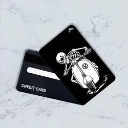 استیکر کارت بانکی مدل اسکلت کد CAE50-K