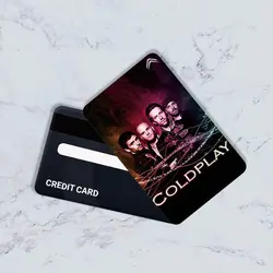 استیکر کارت بانکی مدل کلدپلی (Coldplay) کد CAE156-K