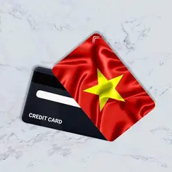 استیکر کارت بانکی مدل پرچم ویتنام کد CAD764-K