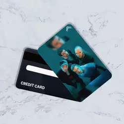 استیکر کارت بانکی مدل کلدپلی (Coldplay) کد CAE162-K