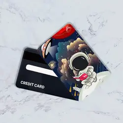 استیکر کارت بانکی مدل ناسا و فضانورد کد CAC565-K