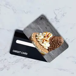 استیکر کارت بانکی مدل خوراکی کد CAC3-K