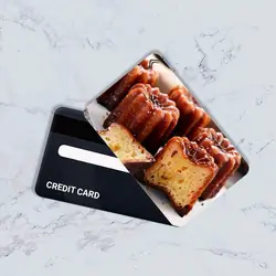 استیکر کارت بانکی مدل خوراکی کد CAC11-K