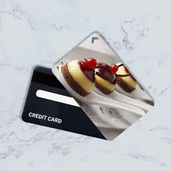 استیکر کارت بانکی مدل خوراکی کد CAC12-K