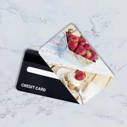 استیکر کارت بانکی مدل خوراکی کد CAC110-K