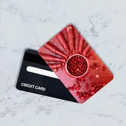 استیکر کارت بانکی مدل خوراکی کد CAC775-K