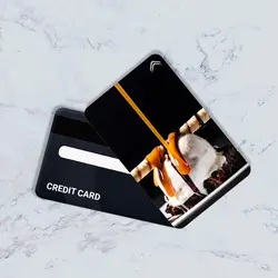 استیکر کارت بانکی مدل خوراکی کد CAC92-K