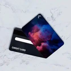 استیکر کارت بانکی مدل دود و سیگار کد CAD895-K