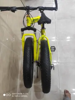 دوچرخه تاشو سایز ۲۶ آفرود ساحلی تایر پهن james jordan دنده شیمانو