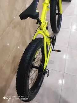 دوچرخه تاشو سایز ۲۶ آفرود ساحلی تایر پهن james jordan دنده شیمانو