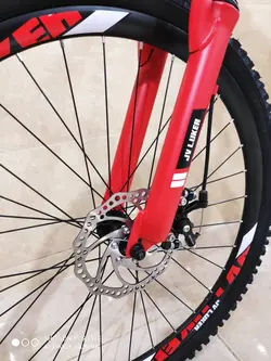 دوچرخه تاشو سایز ۲۶ مارک JV LUKER رنگ‌ قرمز