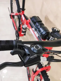 دوچرخه تاشو سایز ۲۶ مارک JV LUKER رنگ‌ قرمز