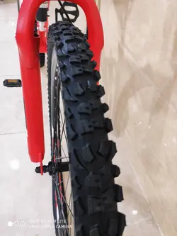 دوچرخه تاشو سایز ۲۶ مارک JV LUKER رنگ‌ قرمز