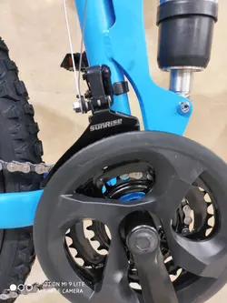 دوچرخه تاشو سایز ۲۶ مارک JV LUKER رنگ‌ آبی