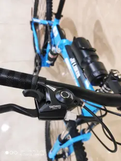 دوچرخه تاشو سایز ۲۶ مارک JV LUKER رنگ‌ آبی