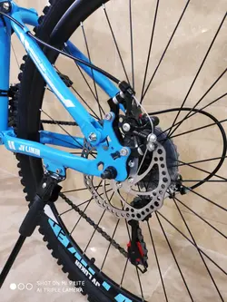 دوچرخه تاشو سایز ۲۶ مارک JV LUKER رنگ‌ آبی