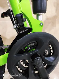 دوچرخه تاشو سایز ۲۶ مارک JV LUKER رنگ‌ سبز