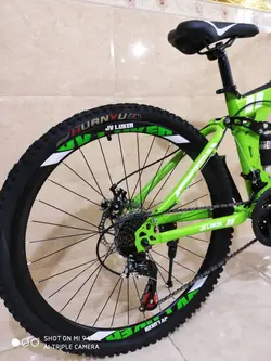 دوچرخه تاشو سایز ۲۶ مارک JV LUKER رنگ‌ سبز