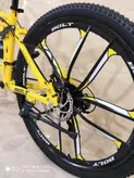 دوچرخه تاشو سایز ۲۶، ۲۴ و ۲۷ BOLT بولت ، رینگ ۱۰ پره رنگ زرد
