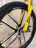 دوچرخه تاشو سایز ۲۶، ۲۴ و ۲۷ BOLT بولت ، رینگ ۱۰ پره رنگ زرد