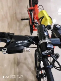 دوچرخه تاشو سایز ۲۶ ،۲۴ و ۲۷ SUPER GOLD سوپر گلد ، رینگ‌ سه پره رنگ‌ نارنجی همراه با هدیه