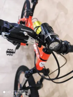 دوچرخه تاشو سایز ۲۶ ،۲۴ و ۲۷ SUPER GOLD سوپر گلد ، رینگ‌ سه پره رنگ‌ نارنجی همراه با هدیه