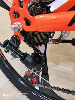 دوچرخه تاشو سایز ۲۶ ،۲۴ و ۲۷ SUPER GOLD سوپر گلد ، رینگ‌ سه پره رنگ‌ نارنجی همراه با هدیه