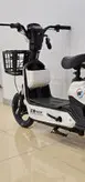 موتور سیکلت برقی( اسکوتر برقی ) پاکشتی دو‌ نفره E.BIKE رنگ‌ سفید