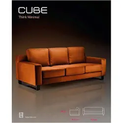 مبل سه نفره cube هلگر