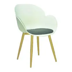 صندلی بنیزان مدل صدف پایه فلزی