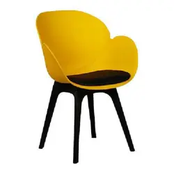 صندلی بنیزان مدل صدف پایه پلاستیکی مشکی S520