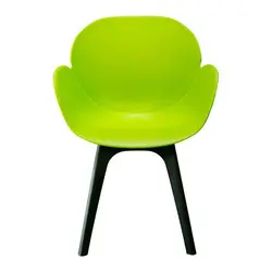 صندلی بنیزان مدل صدف پایه پلاستیکی مشکی S520