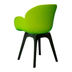 صندلی بنیزان مدل صدف پایه پلاستیکی مشکی S520