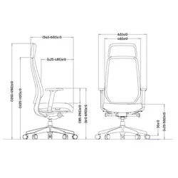 صندلی مدیریتی مدل کنکورد M210 صنایع نظری