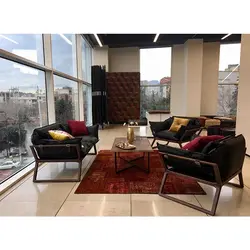 مبل تکنفره پايه چوبی نظری مدل استی
