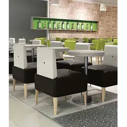 مبل تکنفره پایه چوبی نظری مدل پونتو