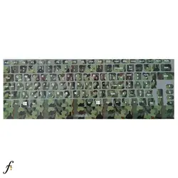 برچسب حروف کیبورد طرح چریکی دی نت مدل LB13 - فانوس
