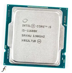 پردازنده اینتل مدل Core i5 11600K Rocket Lake نسل یازده 6 هسته و 12M کش - فانوس