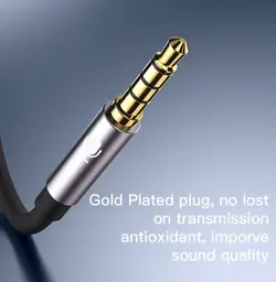 کابل تبدیل 2 به 1 جک 3.5 میلیمتری هدفون YESIDO AUX splitter YAU29 طول 30CM