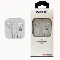 هندزفری سیم دار لایتنینگ نیتو NITU NT-H9