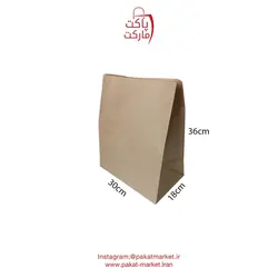 پاکت کرافت حجم دار سایز 30*36*18