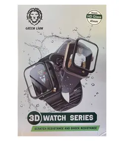 گلس اپل واچ گرین مناسب Apple Watch Series 7/8 41mm مدل Green HD Glass 3D - فروشگاه اینترنتی موبایل و لوازم جانبی استیو کالا