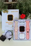 ست ساعت هوشمند و ایرپاد طرح اپل مدل w26 pro max special  رنگ مشکی ارسال رایگان‌