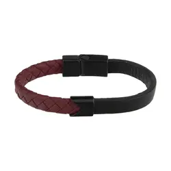 دستبند چرمی مردانه مدل  DERI 763