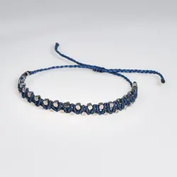 دستبند نخی زنانه مدل pamuk