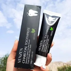 خمیر دندان سفید کننده ونزن حاوی زغال فعال وزن 100 گرمی