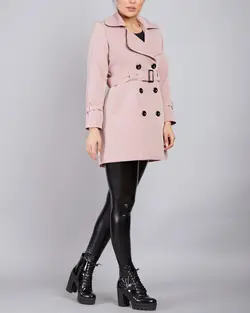 قیمت و خرید بارانی یقه BB | گالری مانتو میرداماد